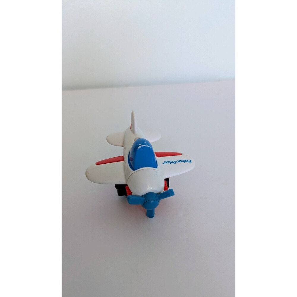 Vintage FISHER PRICE Propeller Plane Airplane for 1992 Flip Track Road Rail Set - Picture 2 of 9